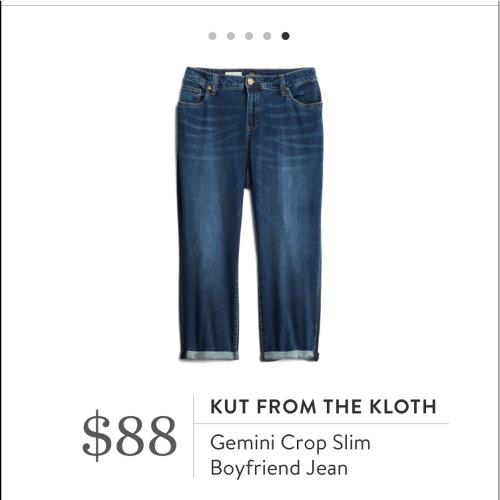 Cropped skinny jeans